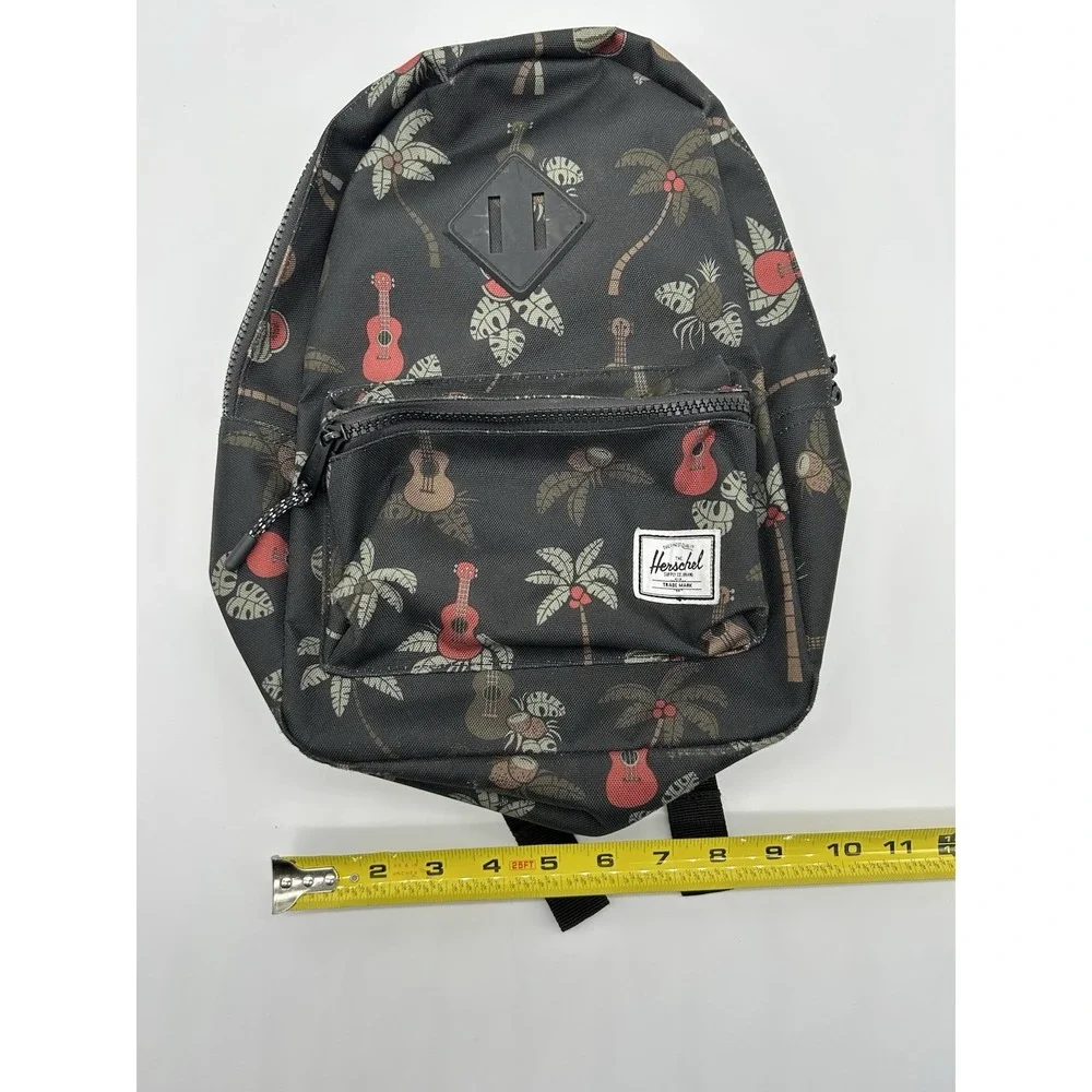 Herschel‎ Supply Co Heritage Kids Mini Backpack Black Island Print Adjustable